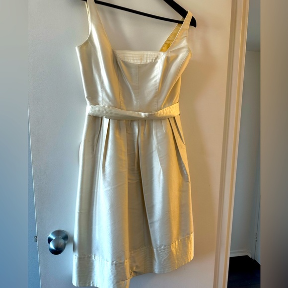 Silk formal evening cocktail dress - Picture 1 of 3